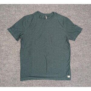 Vuori Strato Tech Tee Shirt Mens Size Medium Green